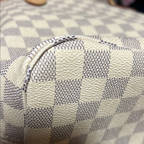 Louis Vuitton Damier Azur Neverfull MM, rose ballerine interior, - Picture 10 of 17